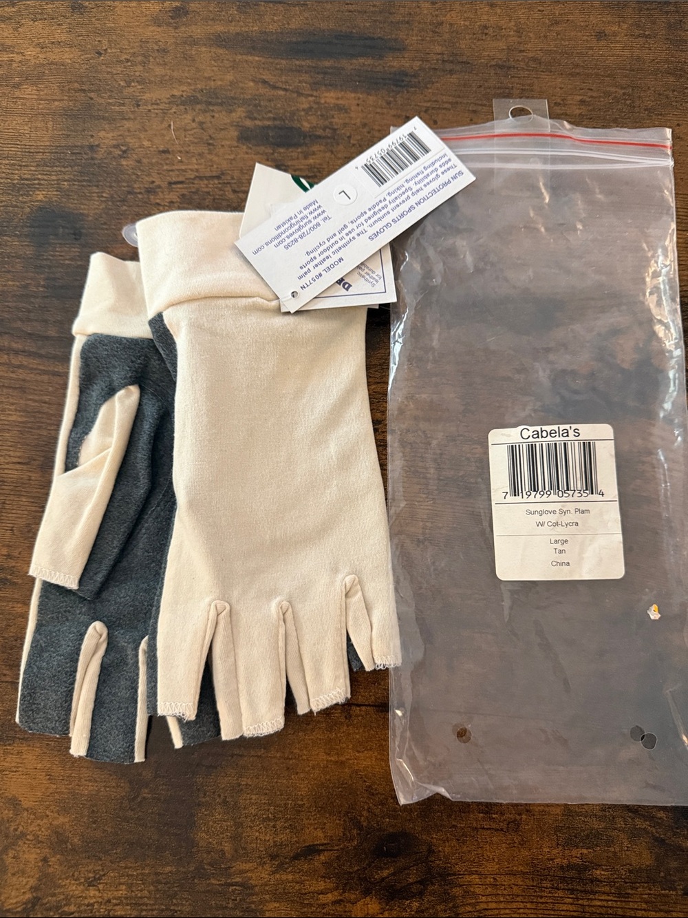Fingerless Sun Gloves Dr Shade UPF 30 - NWT
